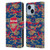Arsenal FC Crest Patterns Digital Camouflage Leather Book Wallet Case Cover For Apple iPhone 14 Plus