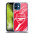 Arsenal FC Crest Patterns Red Marble Soft Gel Case for Apple iPhone 12 Mini & MagSafe