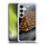 UtArt Wild Cat Marble Dark Gilded Leopard Soft Gel Case for Samsung Galaxy S24 5G