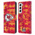 NFL 2024 Super Bowl LVIII Champions Kansas City Chiefs Tie Dye Leather Book Wallet Case Cover For Samsung Galaxy S22 5G