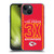 NFL 2024 Super Bowl LVIII Champions Kansas City Chiefs 3x Champ Soft Gel Case for Apple iPhone 15