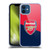 Arsenal FC Crest 2 Red & Blue Logo Soft Gel Case for Apple iPhone 12 / iPhone 12 Pro