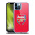 Arsenal FC Crest 2 Full Colour Red Soft Gel Case for Apple iPhone 12 Pro Max