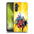Justice League DC Comics Airbrushed Heroes Yellow Soft Gel Case for Samsung Galaxy M54 5G
