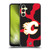 NHL Calgary Flames Cow Pattern Soft Gel Case for Samsung Galaxy A24 4G / M34 5G