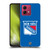 NHL New York Rangers Plain Soft Gel Case for Motorola Moto G84 5G