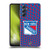 NHL New York Rangers Net Pattern Soft Gel Case for Samsung Galaxy M54 5G