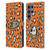 NHL Anaheim Ducks Leopard Patten Leather Book Wallet Case Cover For Samsung Galaxy S24 Ultra 5G