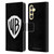 Warner Bros. Shield Logo Black Leather Book Wallet Case Cover For Samsung Galaxy S23 FE 5G