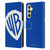 Warner Bros. Shield Logo Oversized Leather Book Wallet Case Cover For Samsung Galaxy S23 FE 5G