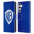 Warner Bros. Shield Logo Distressed Leather Book Wallet Case Cover For Samsung Galaxy S24+ 5G