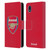 Arsenal FC Crest 2 Full Colour Red Leather Book Wallet Case Cover For Samsung Galaxy A01 Core (2020)