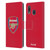 Arsenal FC Crest 2 Full Colour Red Leather Book Wallet Case Cover For Samsung Galaxy A33 5G (2022)