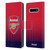 Arsenal FC Crest 2 Fade Leather Book Wallet Case Cover For Samsung Galaxy S10+ / S10 Plus
