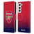 Arsenal FC Crest 2 Fade Leather Book Wallet Case Cover For Samsung Galaxy S22 5G