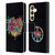 War Graphics Heart Logo Leather Book Wallet Case Cover For Samsung Galaxy S24 5G