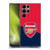 Arsenal FC Crest 2 Red & Blue Logo Soft Gel Case for Samsung Galaxy S22 Ultra 5G