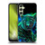 Sheena Pike Big Cats Neon Blue Green Panther Soft Gel Case for Samsung Galaxy A24 4G / Galaxy M34 5G