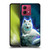 Anthony Christou Fantasy Art White Wolf Soft Gel Case for Motorola Moto G84 5G