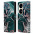 Nature Magick Luxe Gold Marble Metallic Teal Leather Book Wallet Case Cover For Huawei P50 Pro