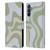 Kierkegaard Design Studio Art Retro Swirl Abstract Sage Leather Book Wallet Case Cover For Samsung Galaxy A15