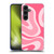 Kierkegaard Design Studio Art Modern Liquid Swirl Candy Pink Soft Gel Case for Samsung Galaxy S24+ 5G