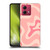 Kierkegaard Design Studio Retro Abstract Patterns Soft Pink Liquid Swirl Soft Gel Case for Motorola Moto G84 5G