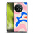 Kierkegaard Design Studio Retro Abstract Patterns Pink Blue Orange Swirl Soft Gel Case for OnePlus 11 5G