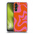 Kierkegaard Design Studio Retro Abstract Patterns Hot Pink Orange Swirl Soft Gel Case for Samsung Galaxy A05s