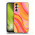 Kierkegaard Design Studio Retro Abstract Patterns Pink Orange Yellow Swirl Soft Gel Case for Samsung Galaxy A24 4G / Galaxy M34 5G