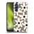 Kierkegaard Design Studio Retro Abstract Patterns Daisy Black Cream Dots Check Soft Gel Case for Samsung Galaxy M54 5G