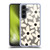 Kierkegaard Design Studio Retro Abstract Patterns Daisy Black Cream Dots Check Soft Gel Case for Samsung Galaxy S24+ 5G