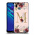 Nature Magick Flowers Monogram Rose Gold 1 Letter M Soft Gel Case for Huawei Y6 Pro (2019)
