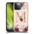 Nature Magick Flowers Monogram Rose Gold 1 Letter M Soft Gel Case for Apple iPhone 14 Pro Max