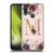 Nature Magick Flowers Monogram Rose Gold 1 Letter M Soft Gel Case for Motorola Moto E6s (2020)