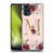 Nature Magick Flowers Monogram Rose Gold 1 Letter M Soft Gel Case for Motorola Moto G22