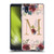 Nature Magick Flowers Monogram Rose Gold 1 Letter M Soft Gel Case for Samsung Galaxy A01 Core (2020)