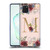 Nature Magick Flowers Monogram Rose Gold 1 Letter M Soft Gel Case for Samsung Galaxy Note10 Lite