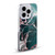 Nature Magick Luxe Gold Marble Metallic Teal Soft Gel Case for Apple iPhone 14 Pro Max & MagSafe