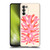 Ayeyokp Plant Pattern Two Coral Soft Gel Case for Motorola Moto G82 5G