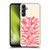 Ayeyokp Plant Pattern Two Coral Soft Gel Case for Samsung Galaxy M14 5G