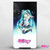 Hatsune Miku Graphics Night Sky Game Console Wrap and Game Controller Skin Bundle for Microsoft Series X Console & Controller