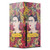 Frida Kahlo Floral Portrait Pattern Game Console Wrap and Game Controller Skin Bundle for Microsoft Series X Console & Controller