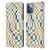 Ninola Checker Pattern Nostalgic Squares Leather Book Wallet Case Cover For Apple iPhone 12 / iPhone 12 Pro