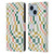 Ninola Checker Pattern Nostalgic Squares Leather Book Wallet Case Cover For Apple iPhone 14 Plus