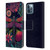 JK Stewart Art Dragonfly Purple Leather Book Wallet Case Cover For Apple iPhone 12 / iPhone 12 Pro