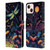 JK Stewart Art Dragonflies In Night Garden Leather Book Wallet Case Cover For Apple iPhone 13