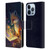 JK Stewart Art Fox Reading Leather Book Wallet Case Cover For Apple iPhone 13 Pro