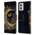 JK Stewart Art Crescent Moon Leather Book Wallet Case Cover For Motorola Moto G53 5G