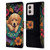 JK Stewart Graphics Golden Retriever In Hammock Leather Book Wallet Case Cover For Motorola Moto G53 5G